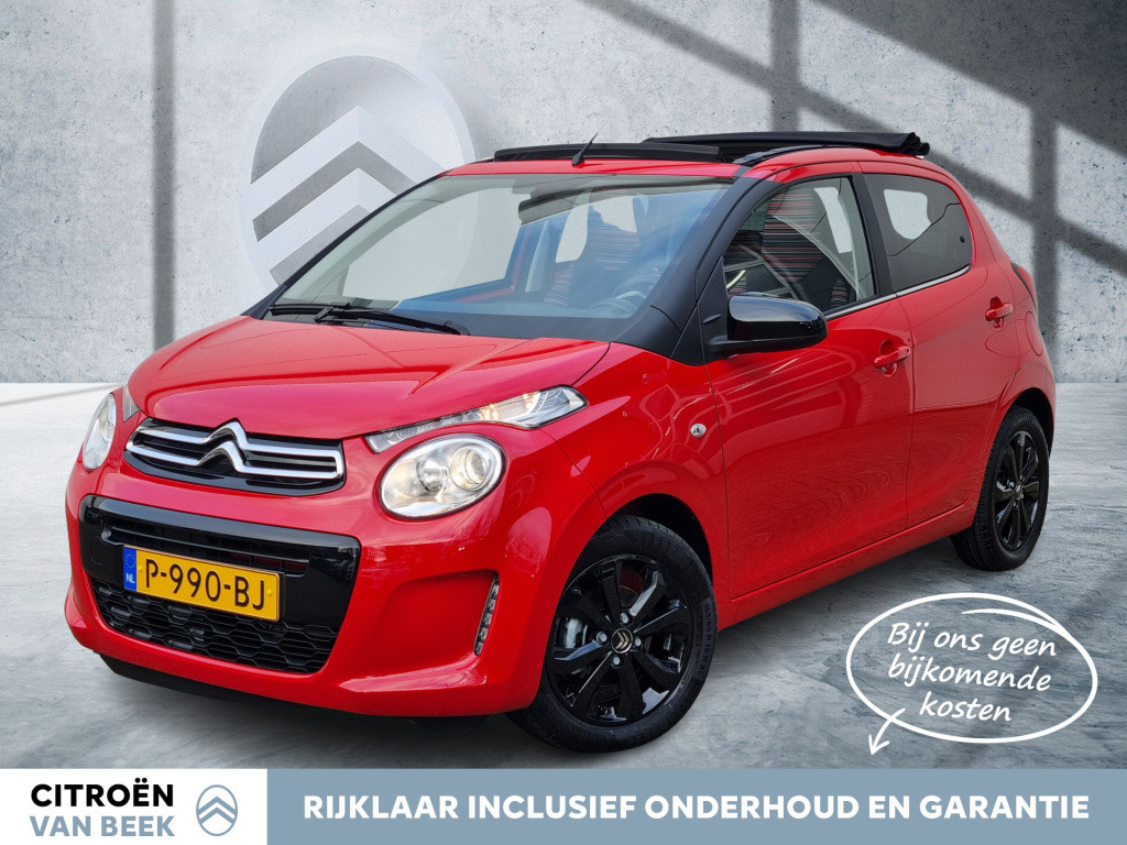 Citroen C1 vti 72 pk airscape shine | rijklaar | canvas dak + climate contr