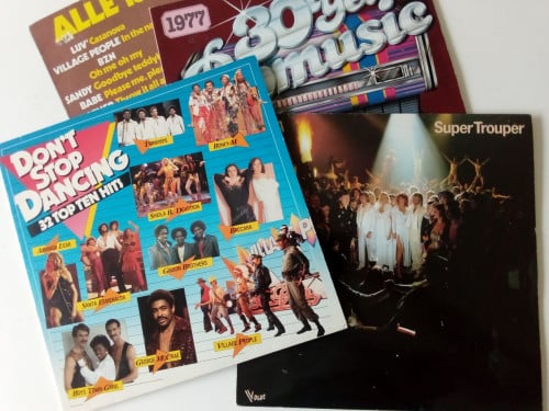 4x lp's o.a. Abba en Dance Classics