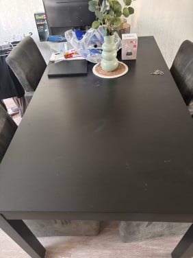 Zwarte tafel 6/10 personen