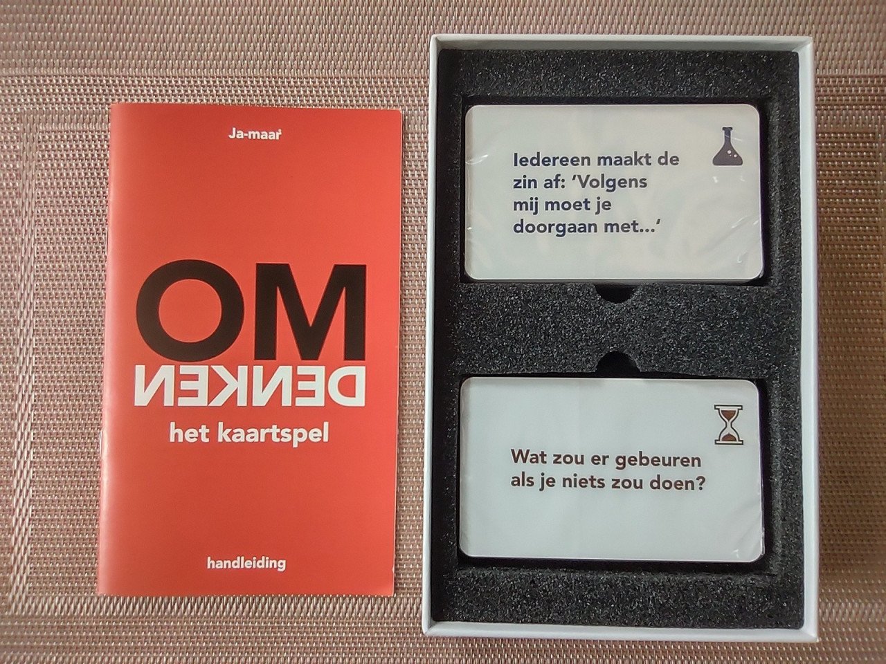 NIEUW! OMDENKEN Het kaartspel. Maak van elk probleem een mogelijkheid.