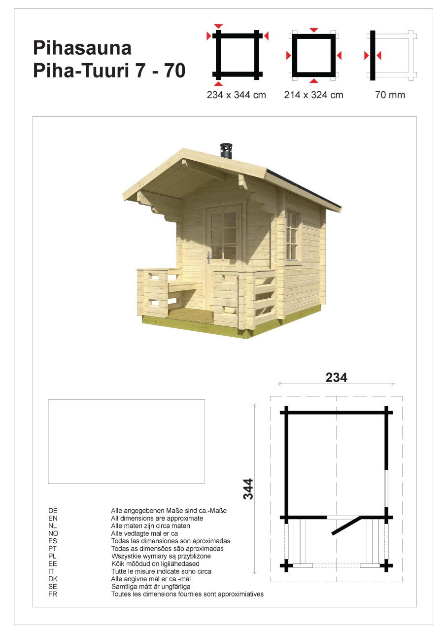 Sauna model Tuuri