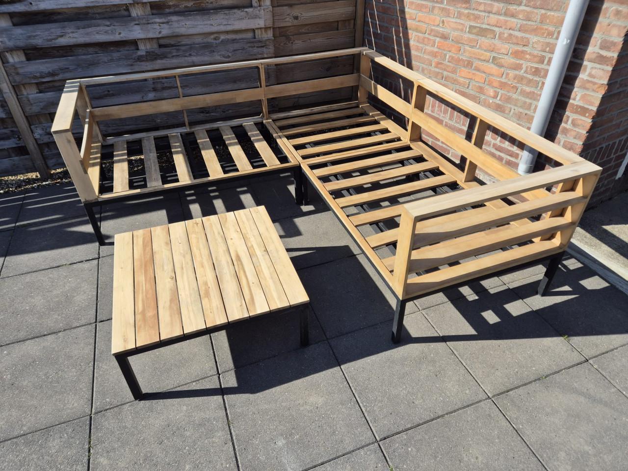 Loungeset 210 x 210 cm (Bezorging mogelijk)