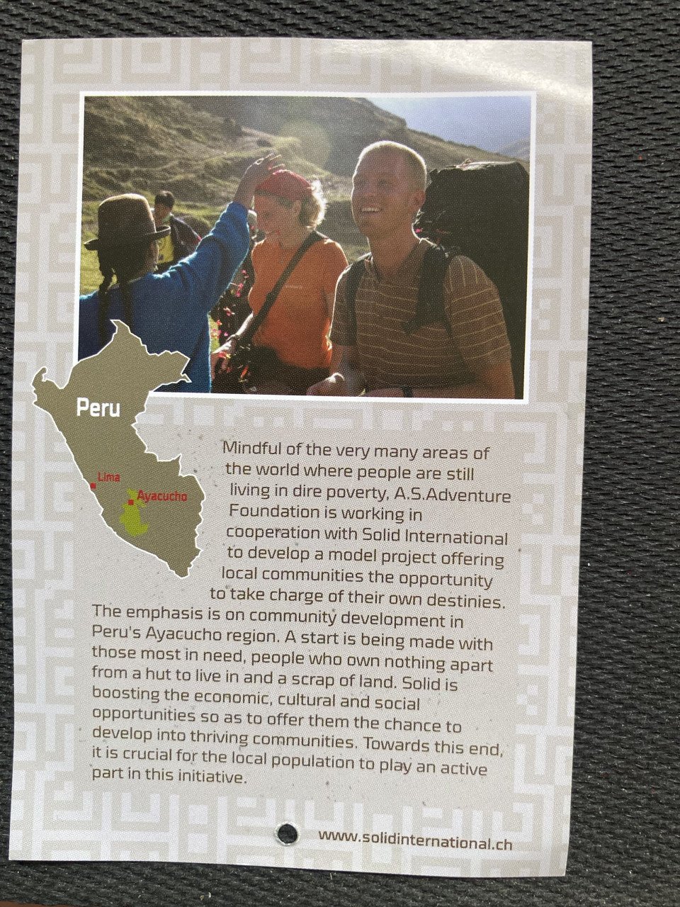 Ayacucho 75+10 trekking rugzak
