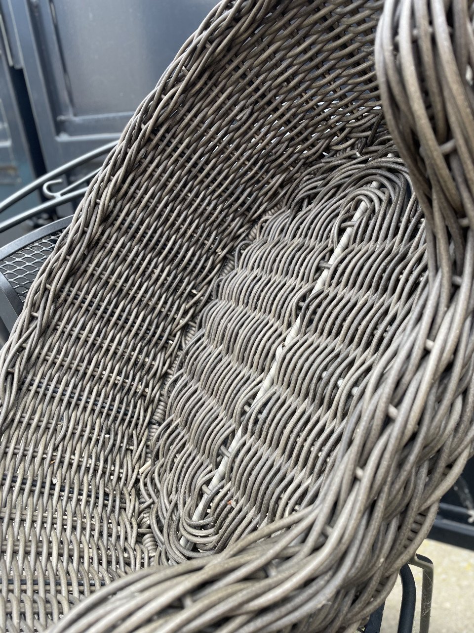 NIEUWE BOONE Mand Taupe prachtig materiaal/afwasbaar/hygienisch!!