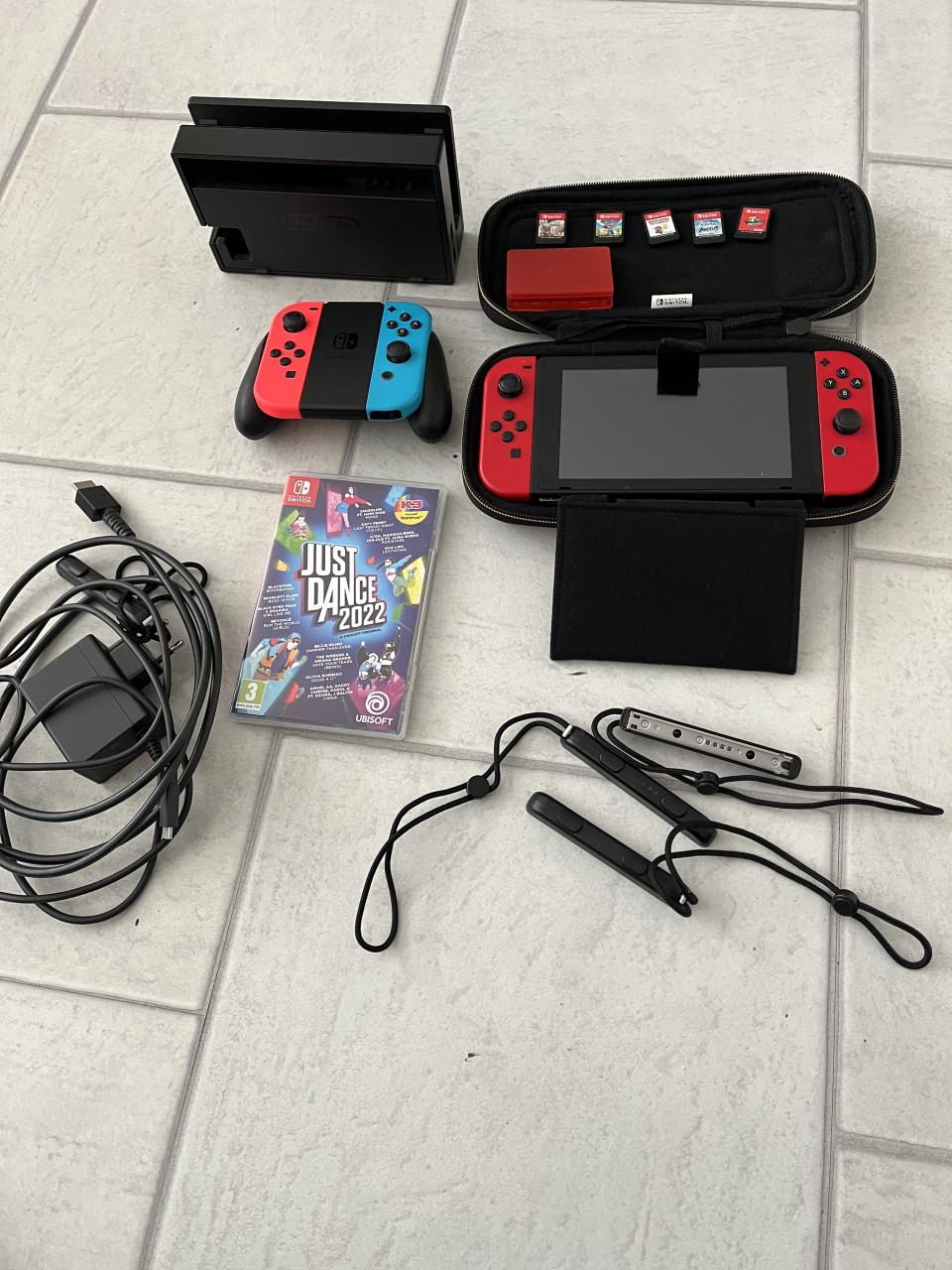 Te koop Nintendo SWITCH met 6 spelletjes