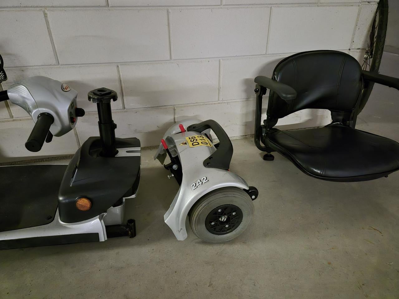 Inklapbare scootmobiel