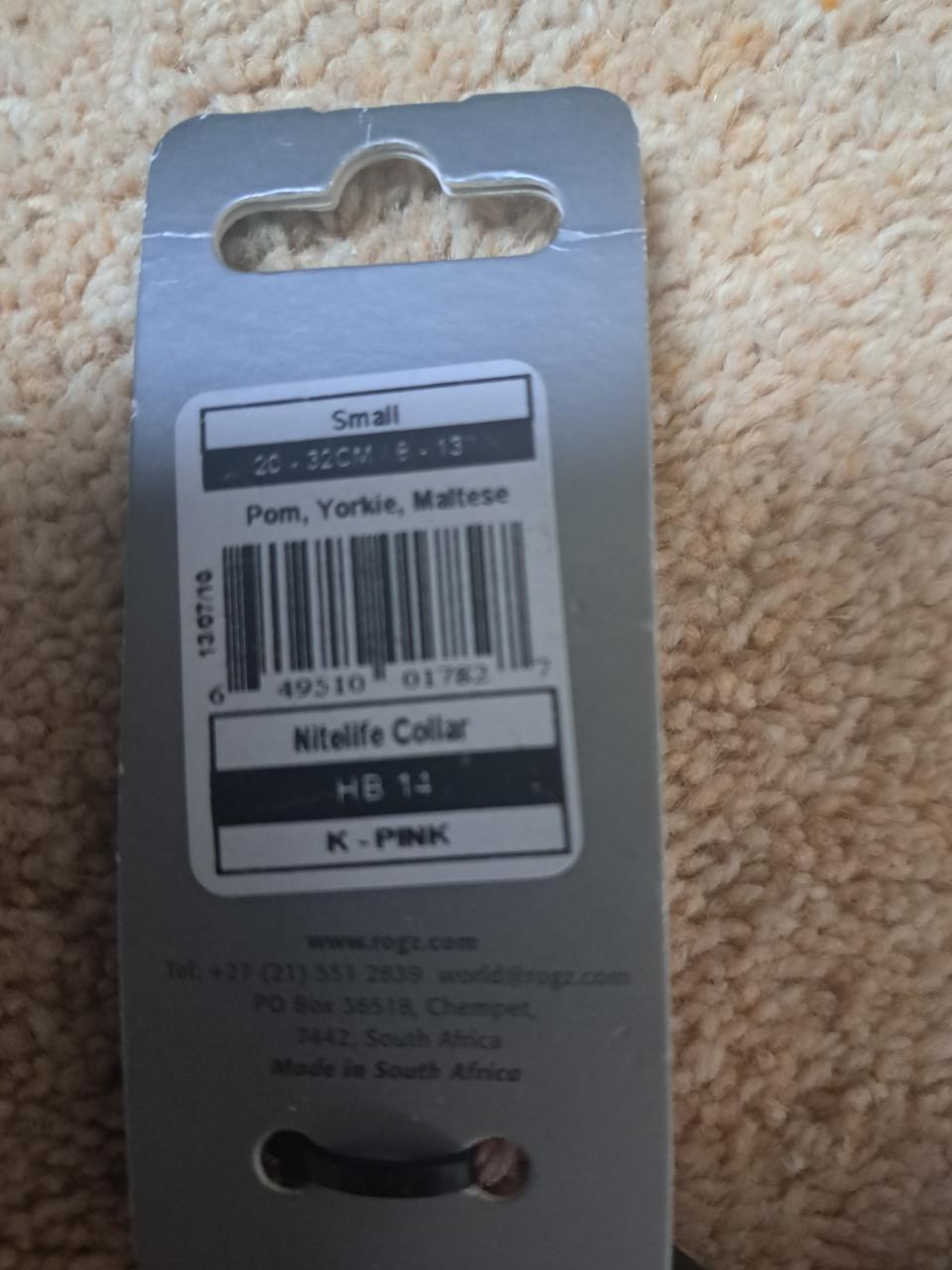 NIEUWE HALSBAND MET LOOPLIJN MT XS