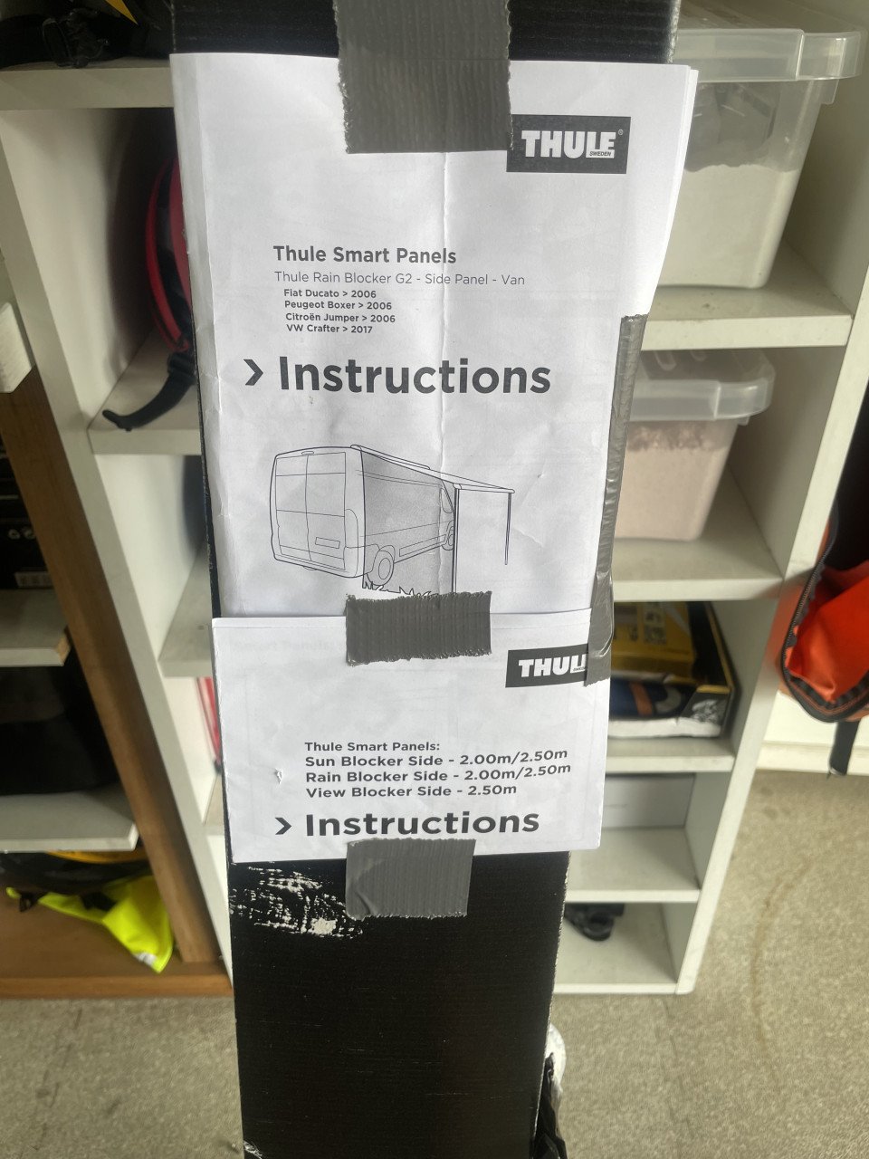 Thule rainblocker zijwand