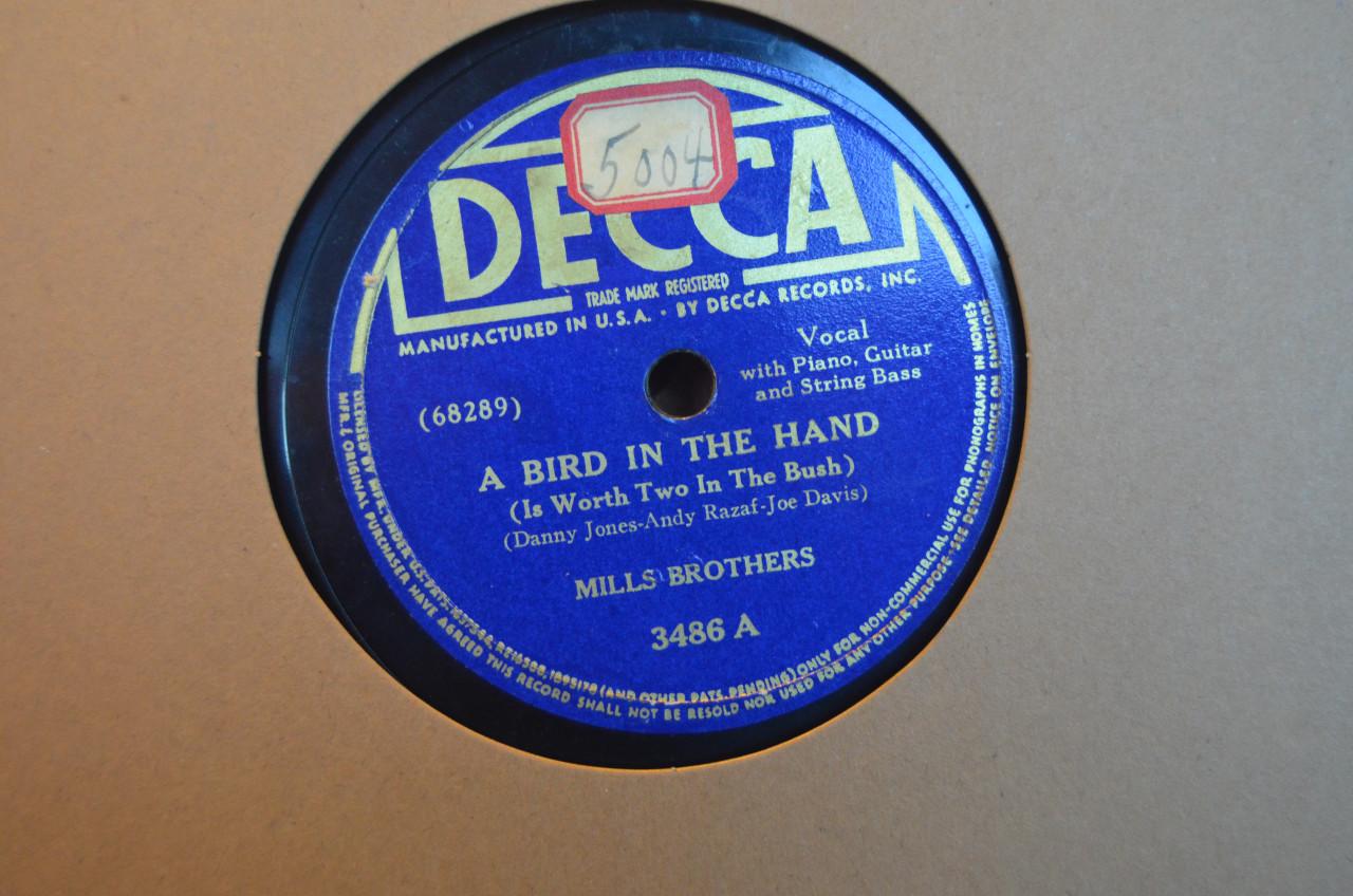 78 rpm Mills Brothers jaren '40 en '50 héél veel stuks. (7)