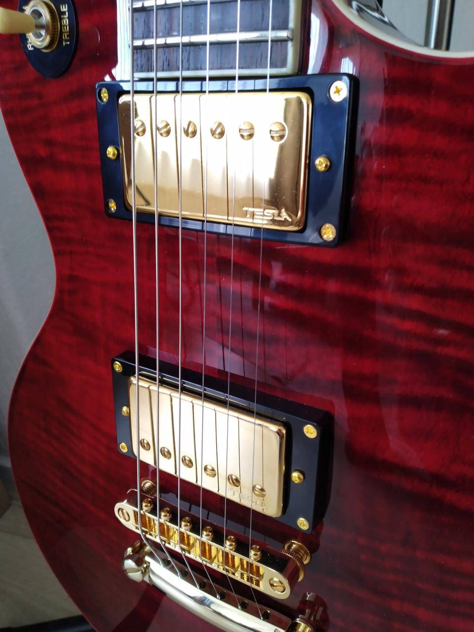 Harley Benton SC-550 II De Luxe Les Paul Model RCF 2025 incl. gigbag