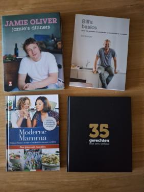 Kookboeken, 4 stukls