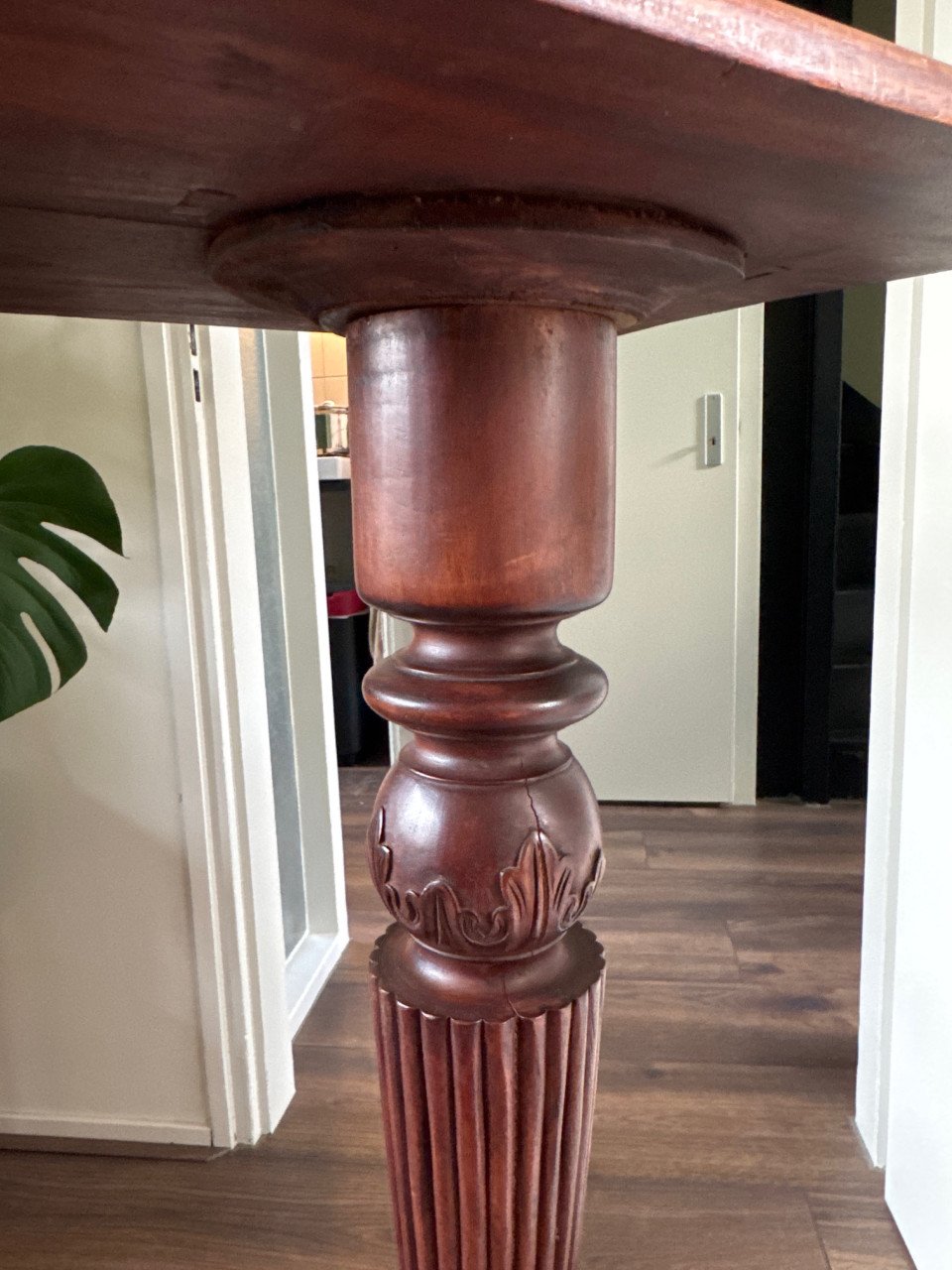 Houten Vintage Plantentafel