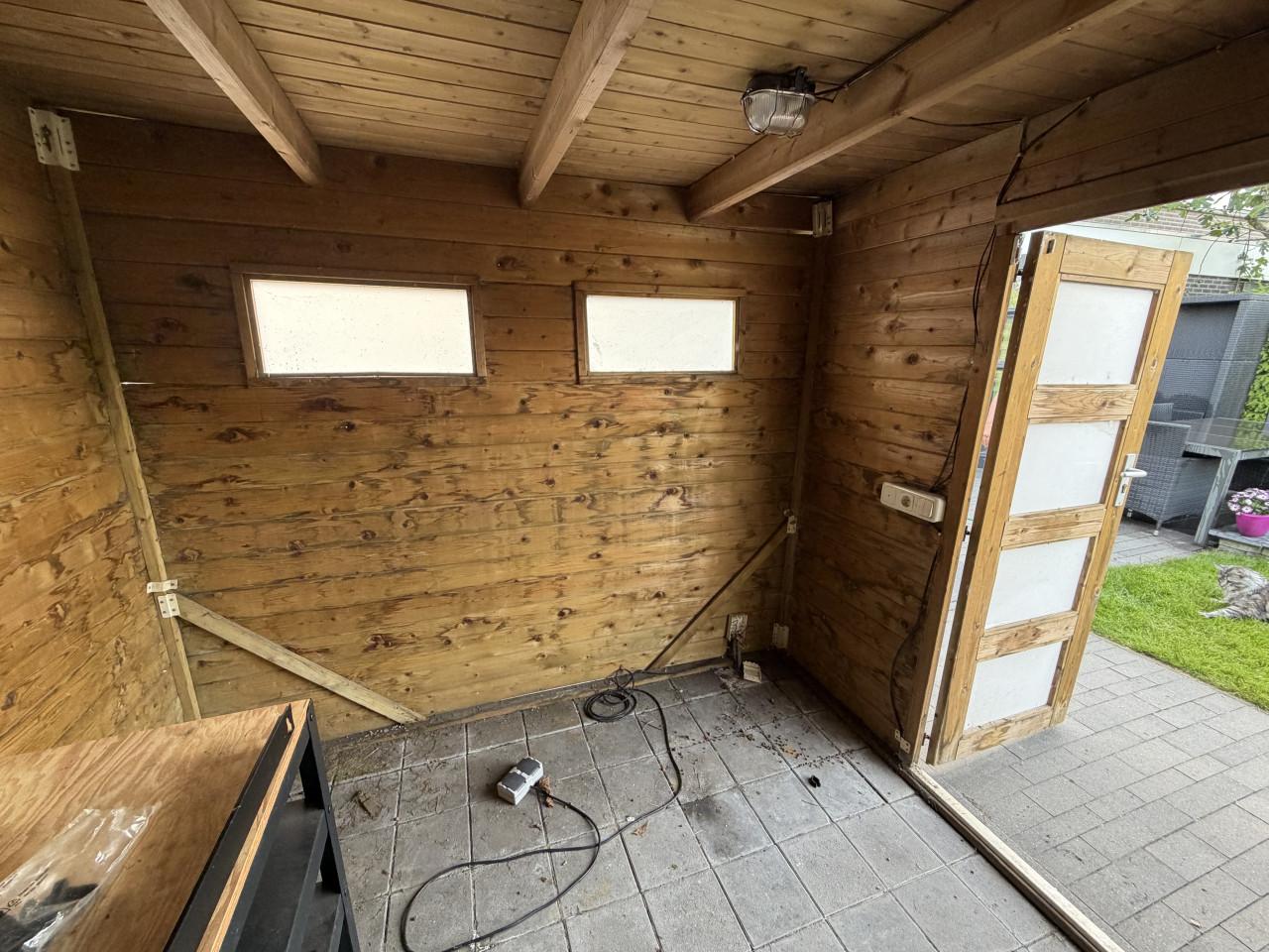 Gratis af te halen: tuinhuis 3,00x2,40
