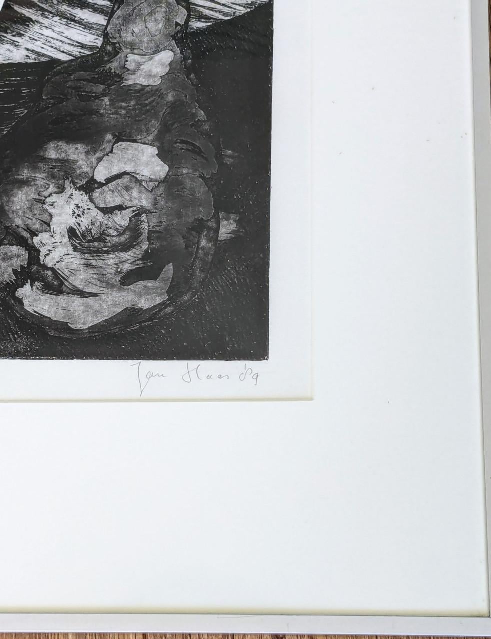Twee kunstwerken van de Vlissingse kunstenaar Jan Haas,