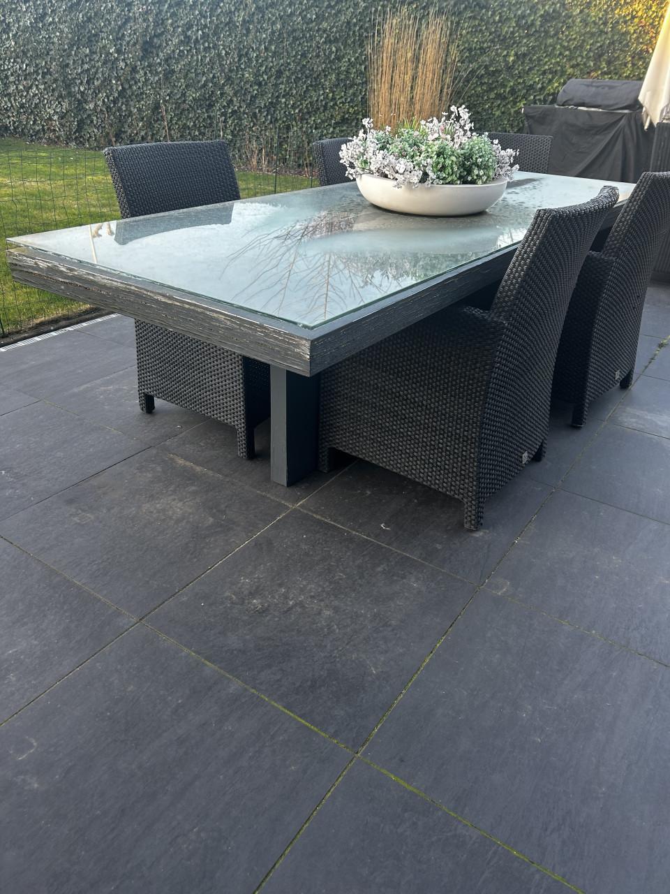 Gratis prachtige glasplaat  0,95 cm breed en 2,50 meter lang