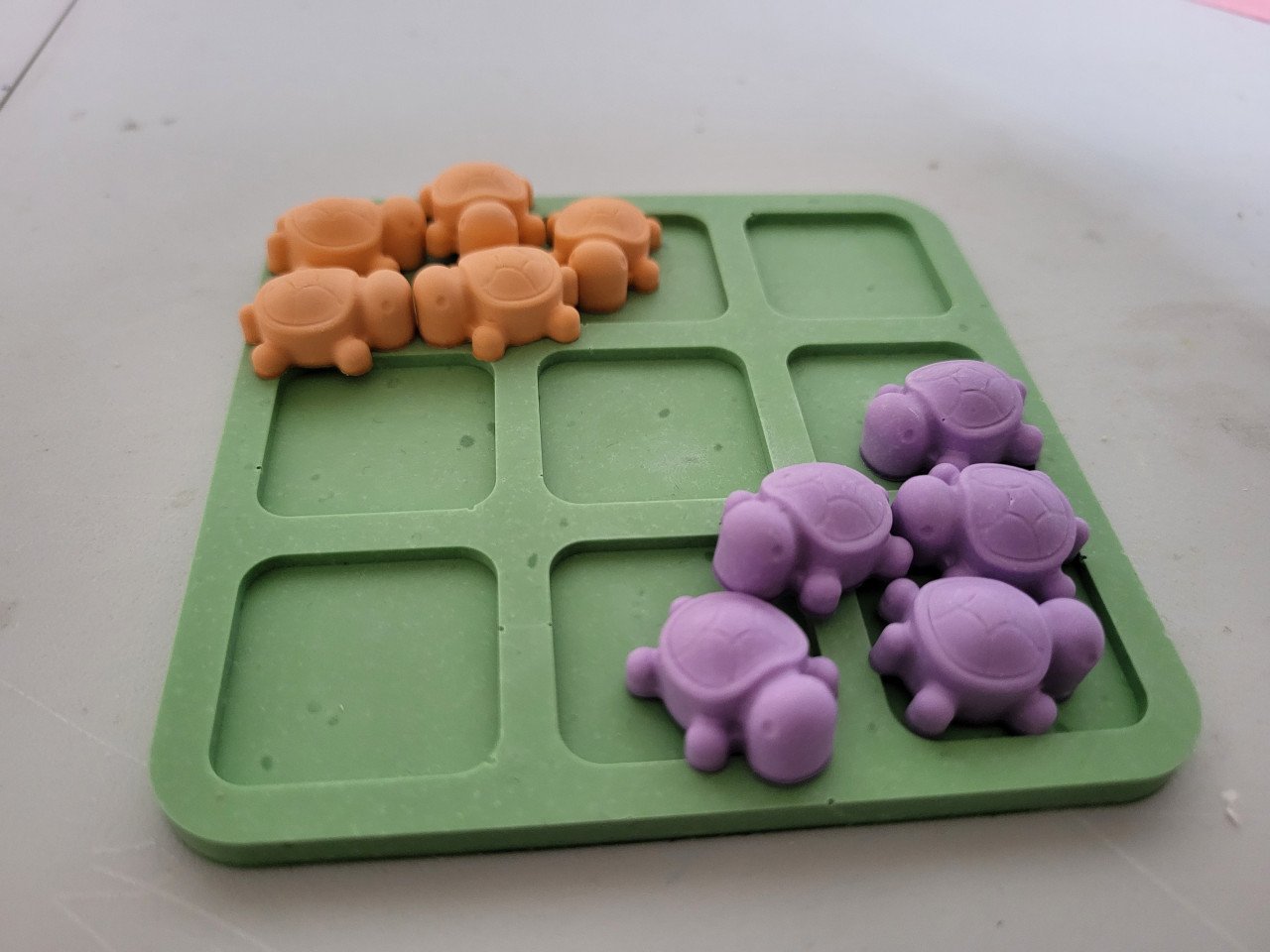 Tic tac toe met schildpadjes