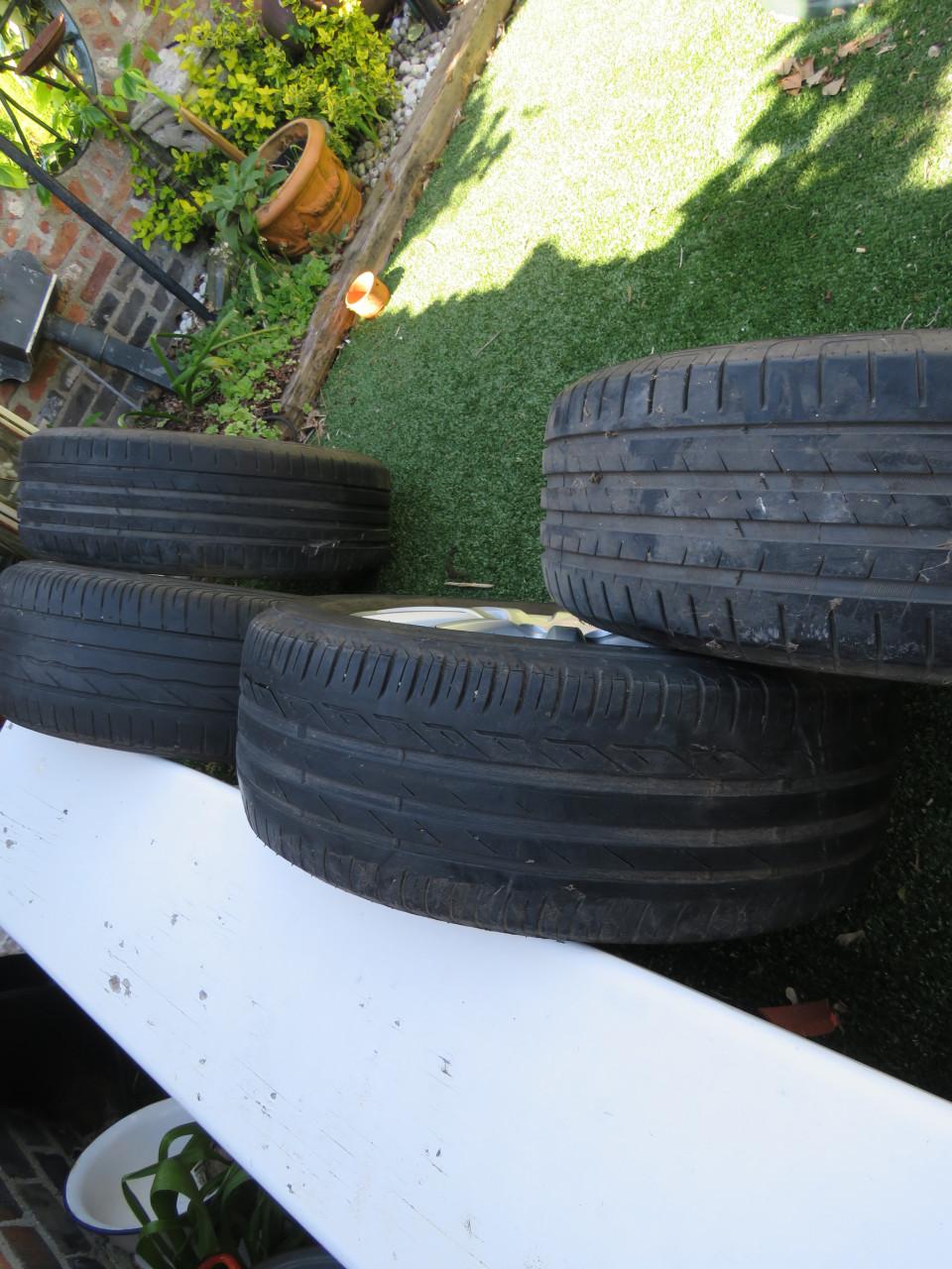 4 aluminium velgen Opel Astra H