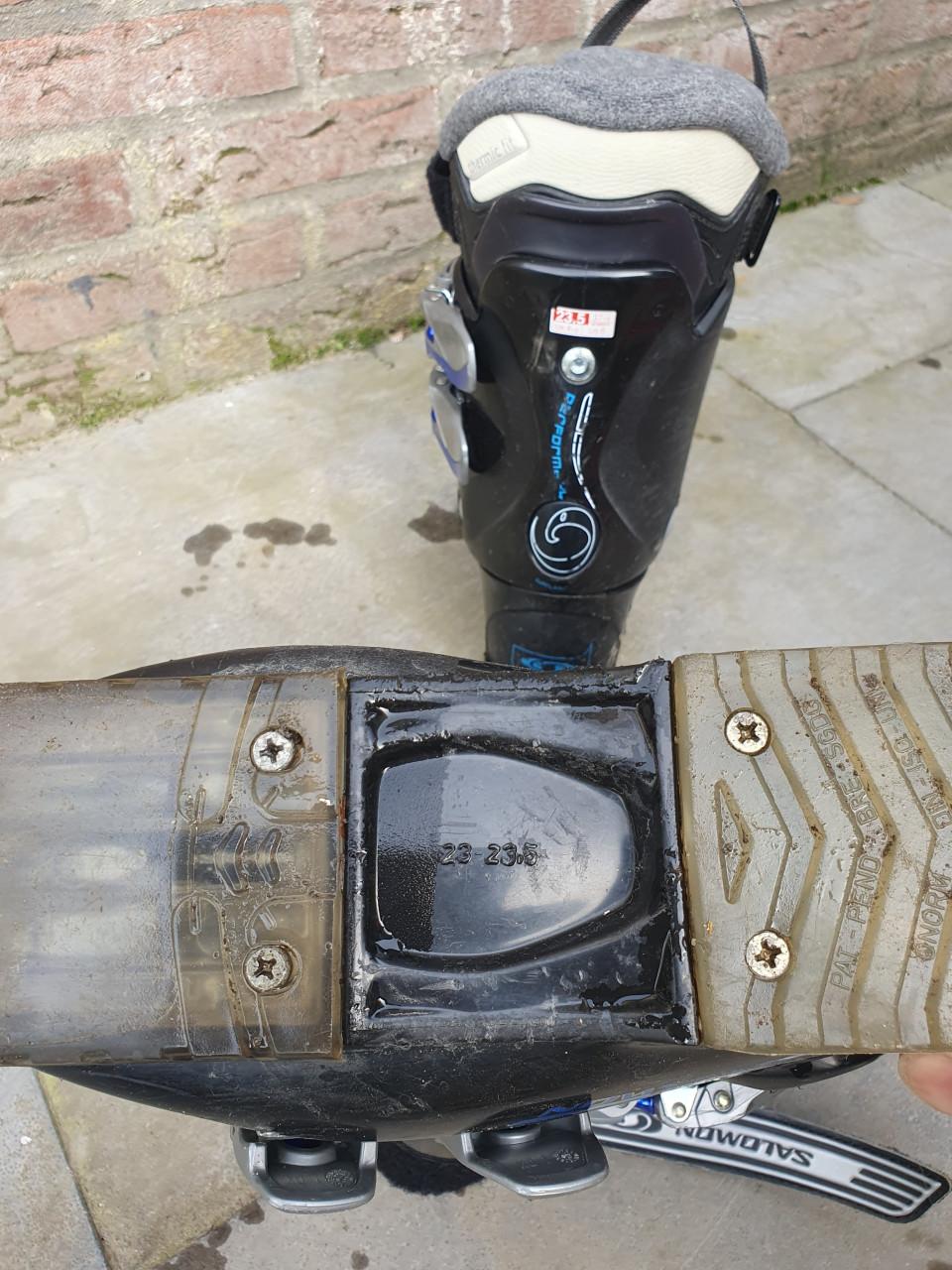 Skies + stokken + schoenen