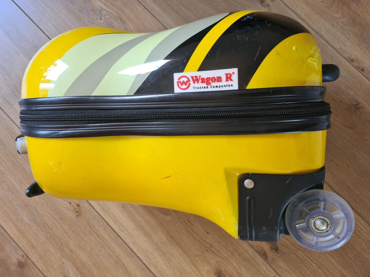 Super leuke hardcase reiskoffer voor kinderen met een vrolijk bijenontwerp,