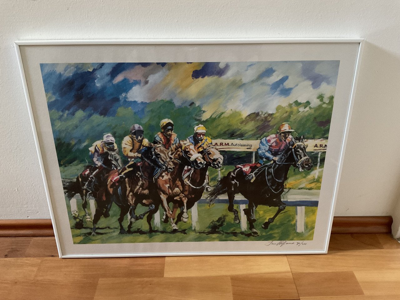 JAN HOFLAND litho schilderij