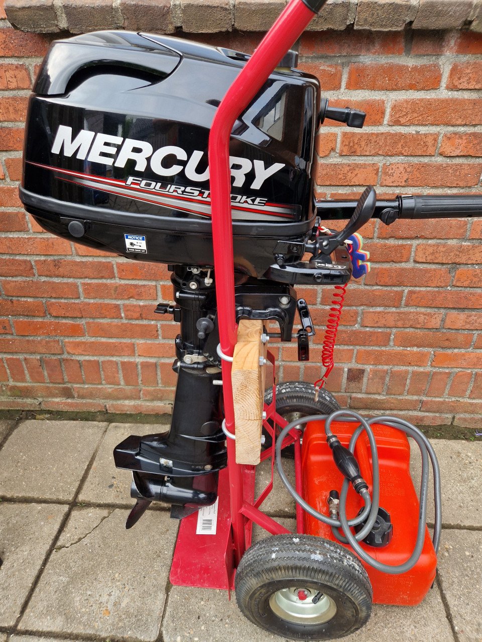 Mercury F6MH 6 pk fourstroke kortstaart b.j. 2016