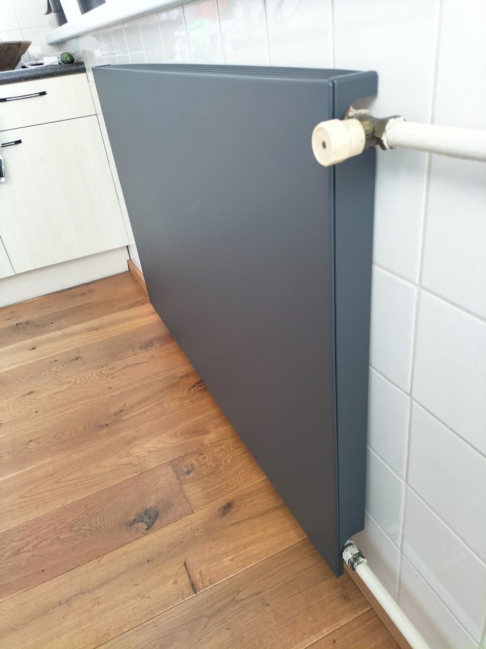 Radiator ombouw met magneten