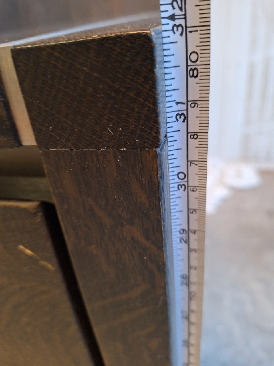 Dressoir eettafel en salontafel