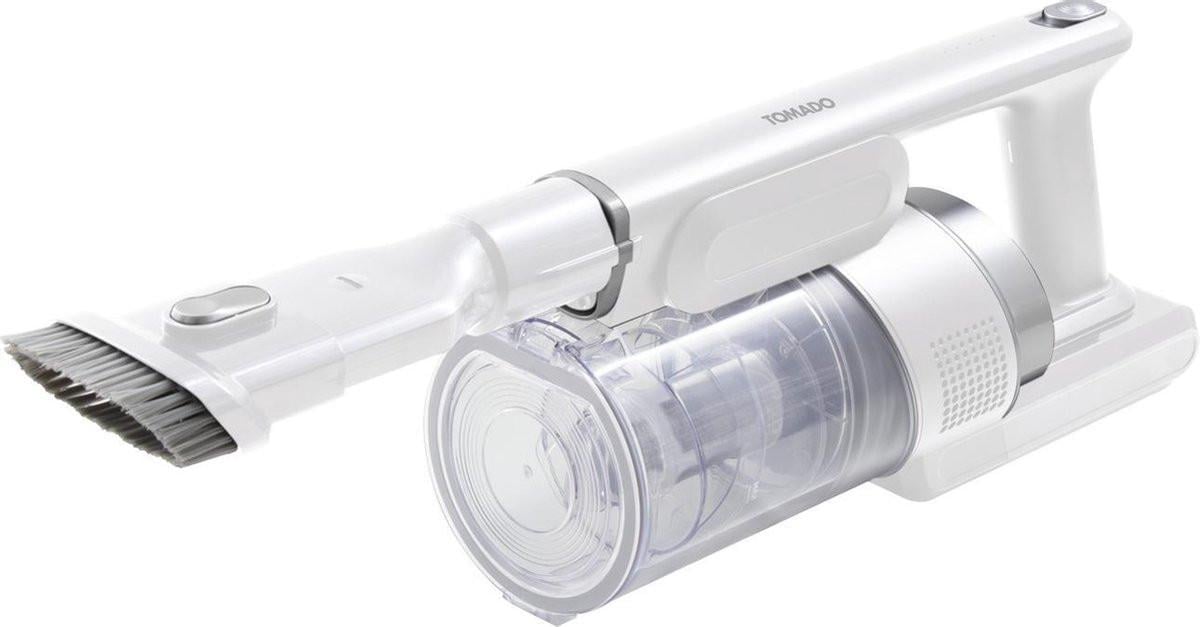 Tomado steelstofzuiger-snoerloos-inclusief kruimelzuiger