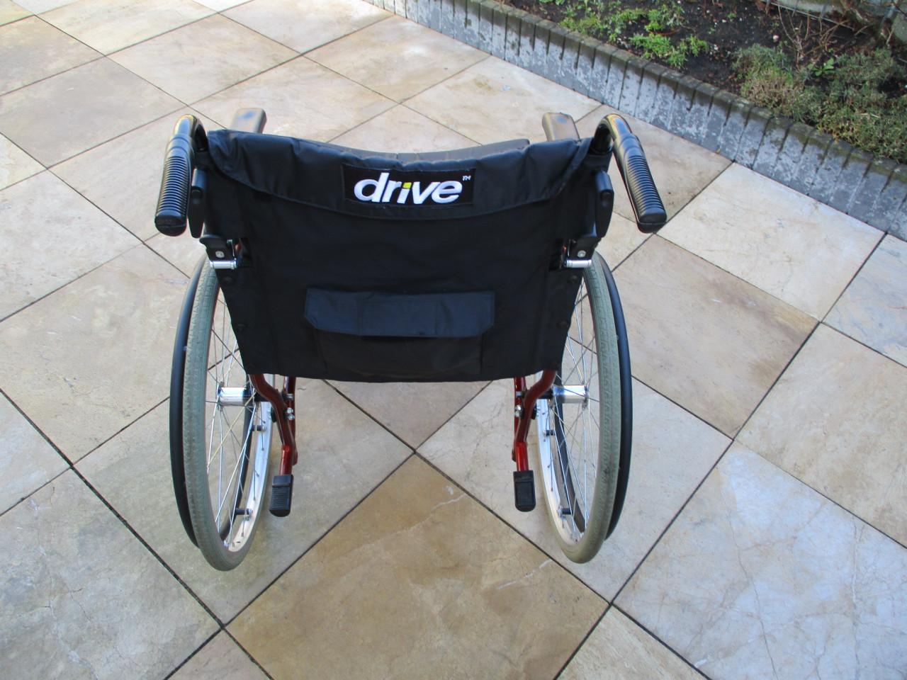 Zgan opvouwbare lichtgewicht rolstoel met anti-lekbanden en hoepels