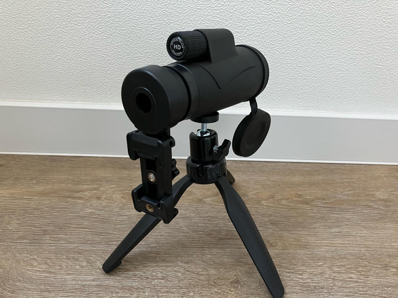 NIEUWE-Telescoop monoculair-smartphone-foto-HD glas 87/100m-incl. accessoir