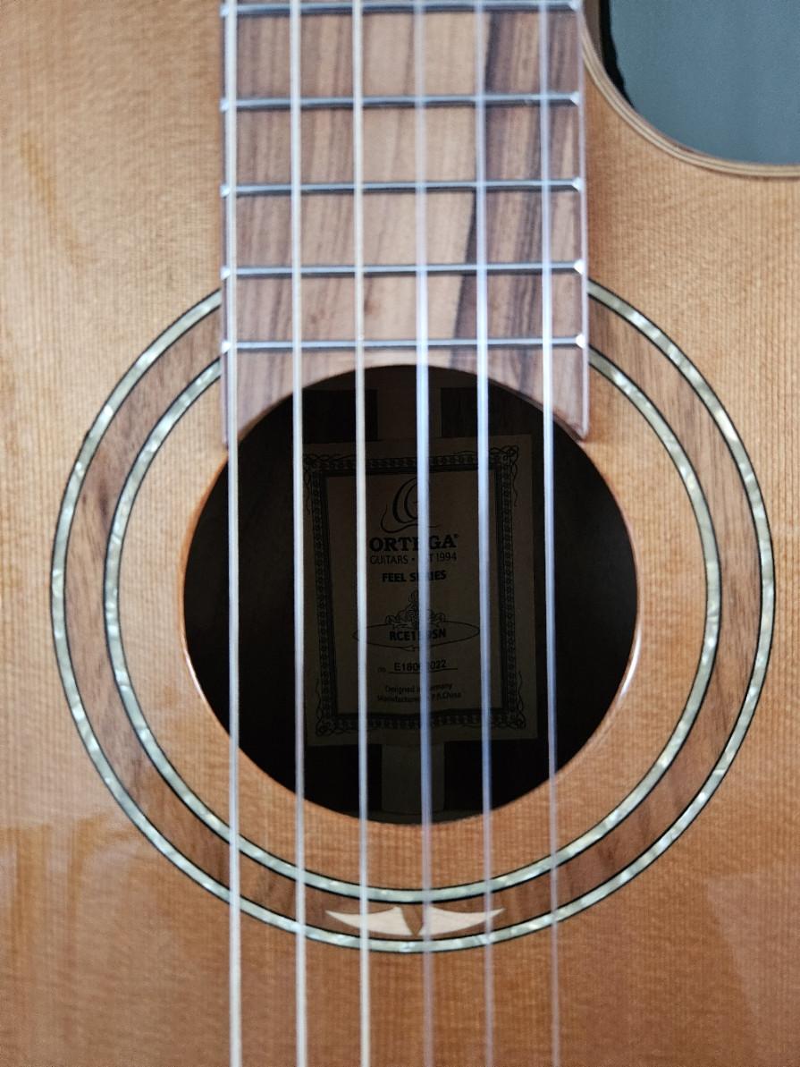 Ortega Feel Series RCE159SN Slim Neck Naturel Met Gigbag