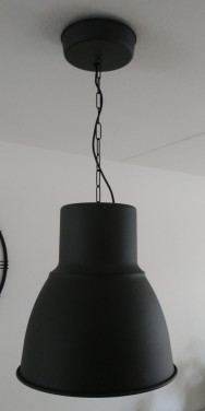 2 x Ikea Hektar Hanglamp Grijs