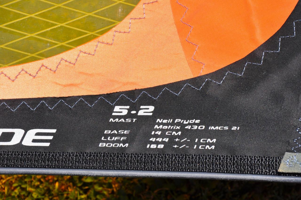 NeilPryde 5.2m2 Expression set (zeil, mast, giek, mastvoet)