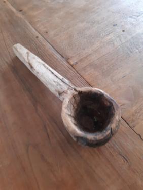 Houten lepel in goede staat