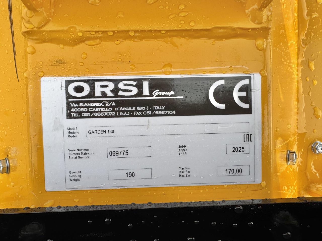 Orsi Garden 130 Klepelmaaier