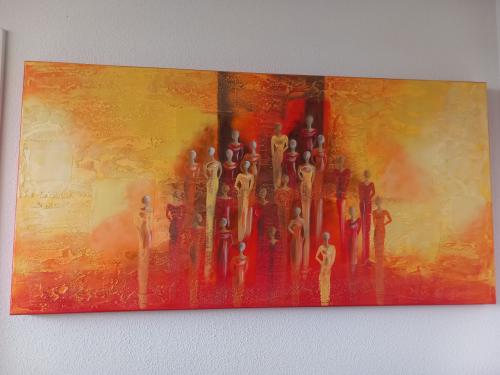 Schilderij African Red