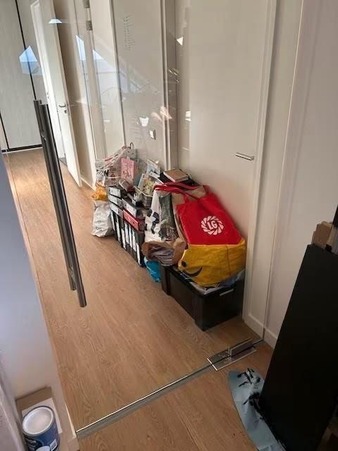Glazen binnendeur, compleet met alle onderdelen