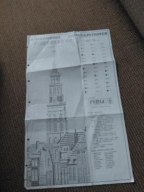 Borduurpatroon Lange Jan Middelburg