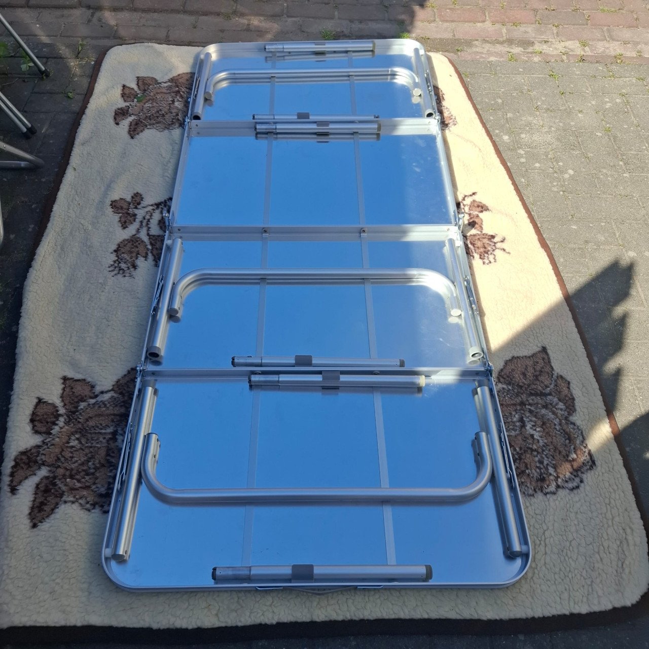 Camping tafel alu opklapbaar 4 tot 8 personen