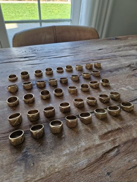 Partij ringen 41 stuks NIEUW