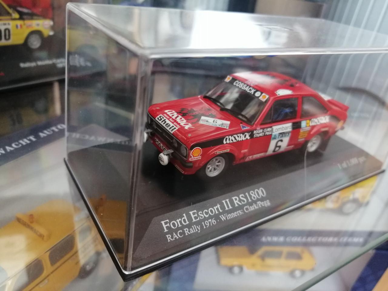 Te koop modelauto 1:43 WRC rally ford escort ll