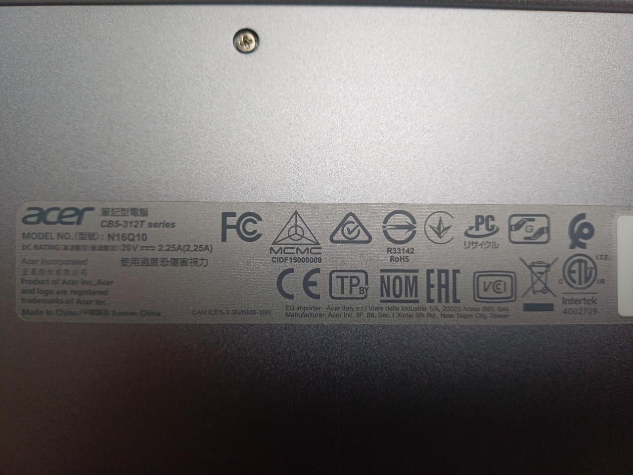 ACER R13 chromebook, touchscreen en te gebruiken als tablet