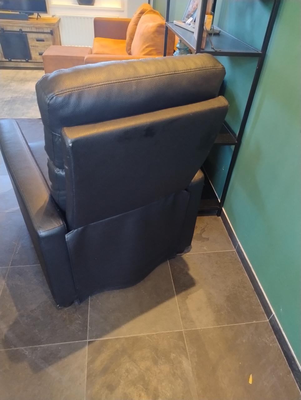 Relaxfauteuil relaxstoel zwart