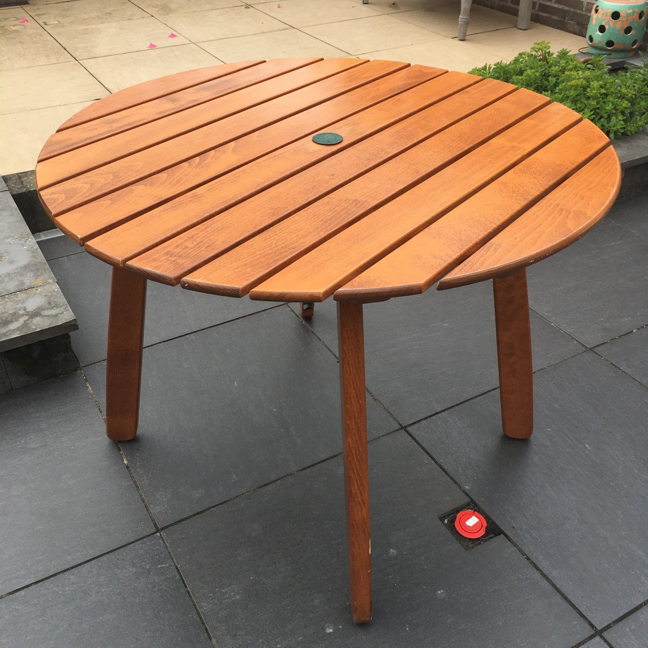 Terras tafel en stoelen