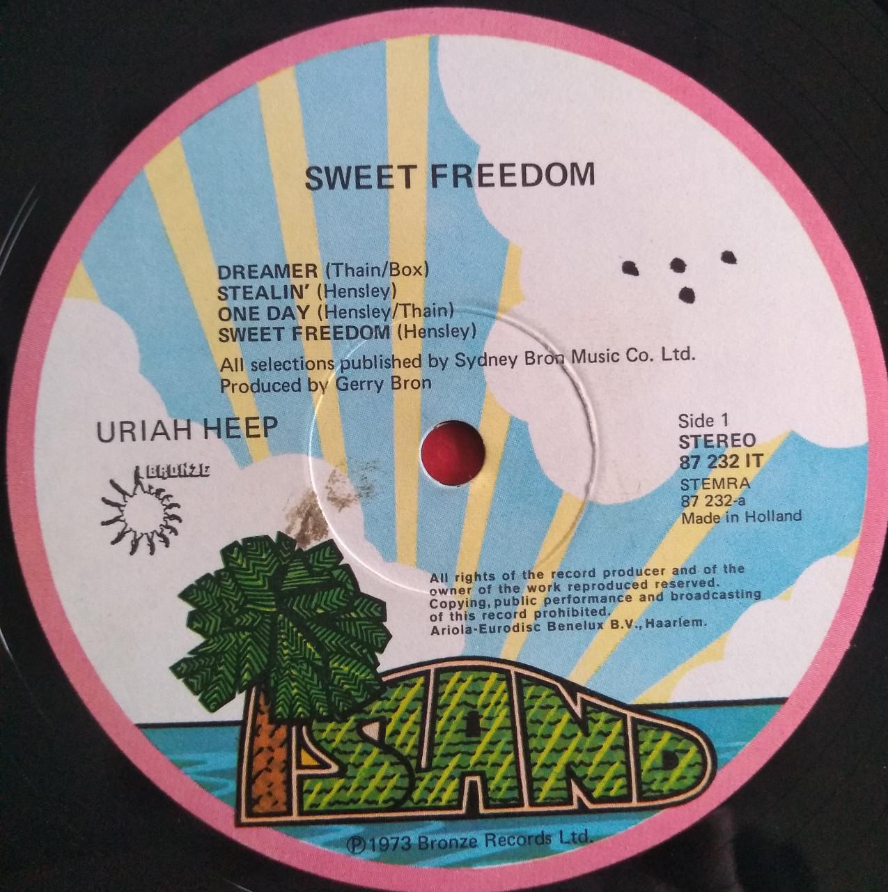 Te Koop LP Uriah Heep -  Sweet Freedom