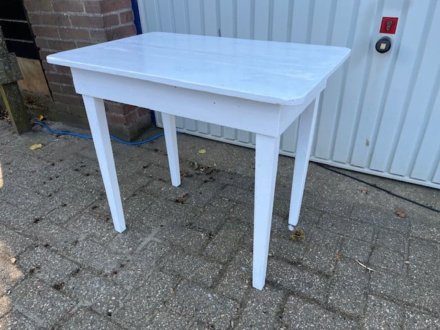 Bijzettafeltje wit