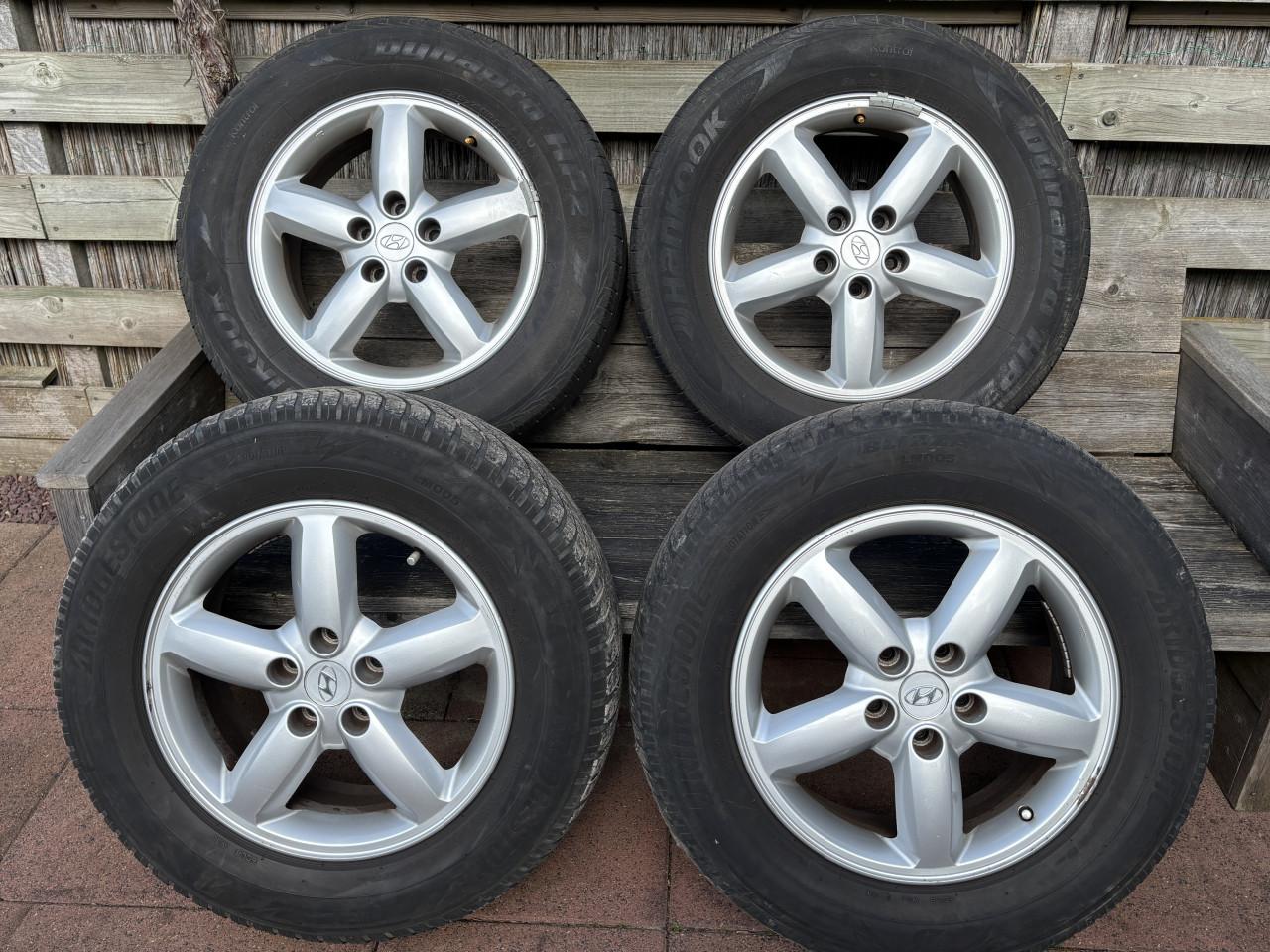 4 Stuks Aluminium velgen, koopje, bijna gratis