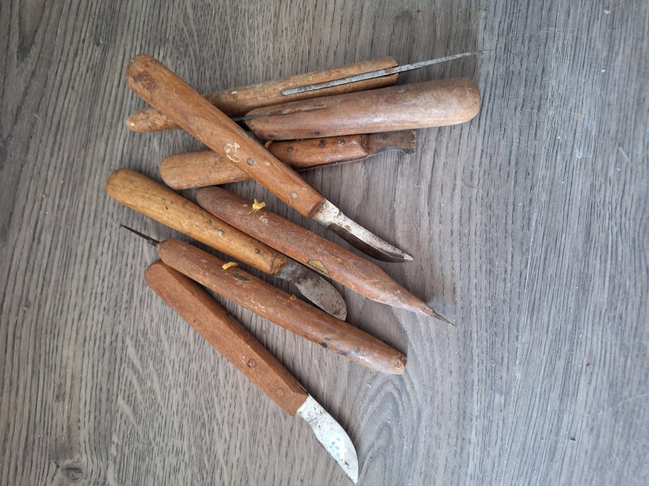 Gereedschap om hout of gips te bewerken