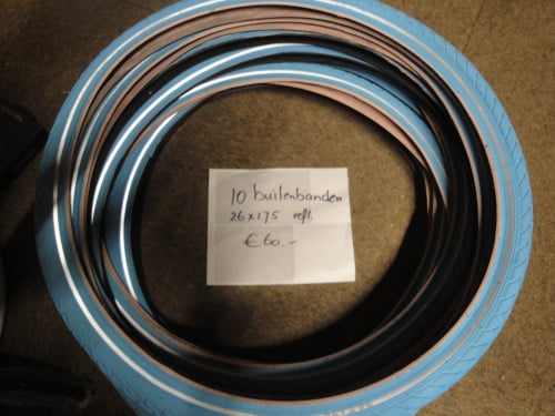 10 buitenbanden 26 x 1.75 blauw