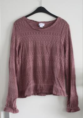 Roos gehaakt truitje  maat xxL